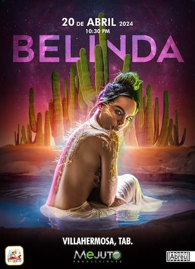 ImagenRevelan poster de Belinda en la feria