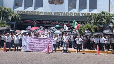 ImagenTabasqueños protestan contra Reforma Judicial 