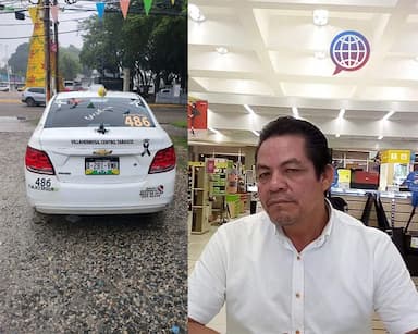 ImagenDesaparece taxista de Villahermosa