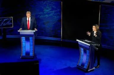 ImagenRehuye Trump tercer debate presidencial 