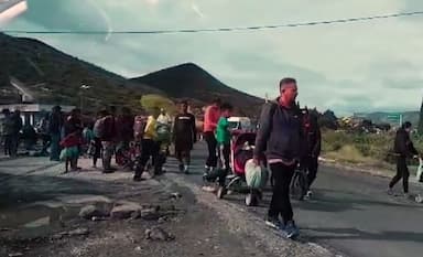 ImagenCaravana Migrante cruza Veracruz