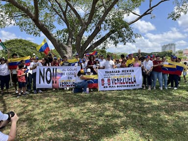 ImagenDesde Tabasco, piden una Venezuela libre