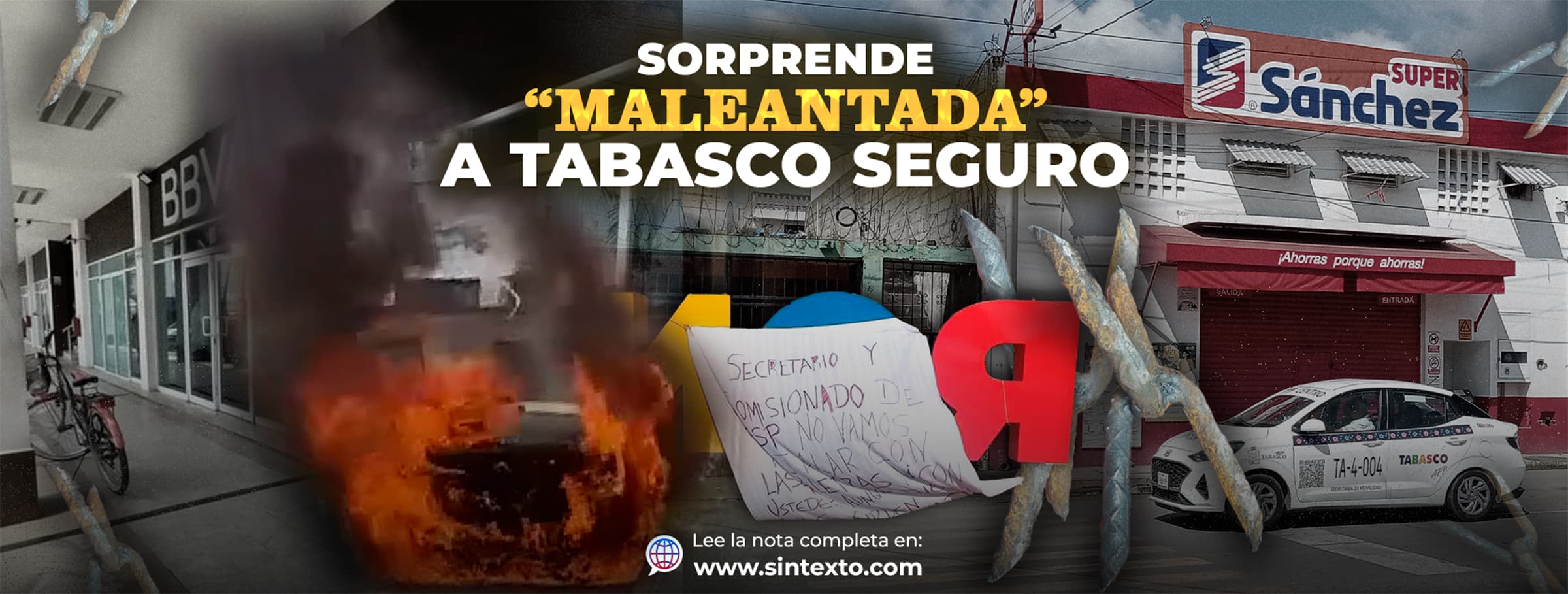 Sorprende maleantada a Tabasco Seguro