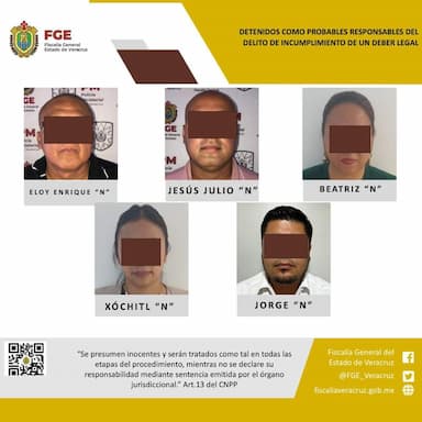 ImagenDetienen a 5 de la Fiscalía de Veracruz por corrupción 