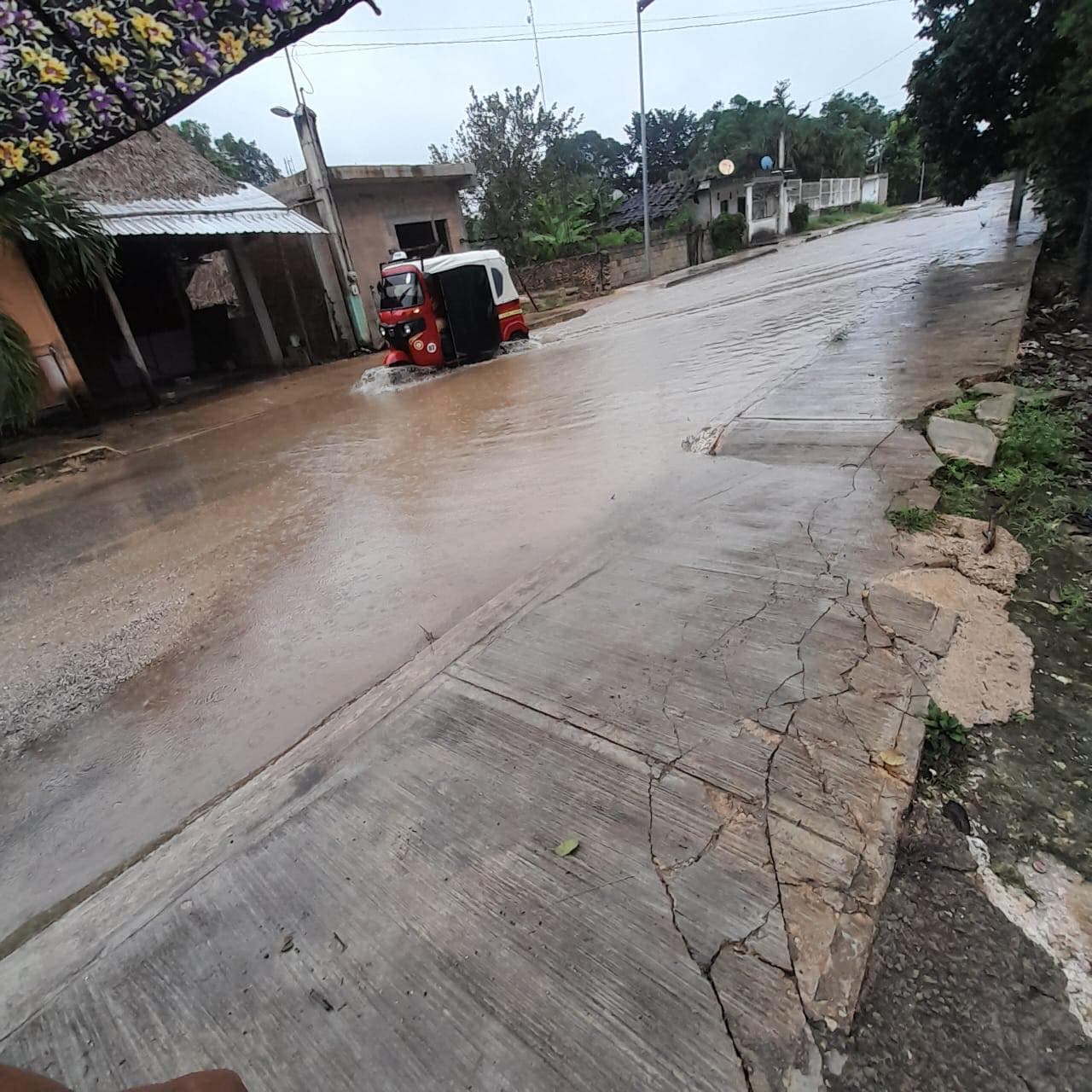 Leves afectaciones en Felipe Carrillo Puerto