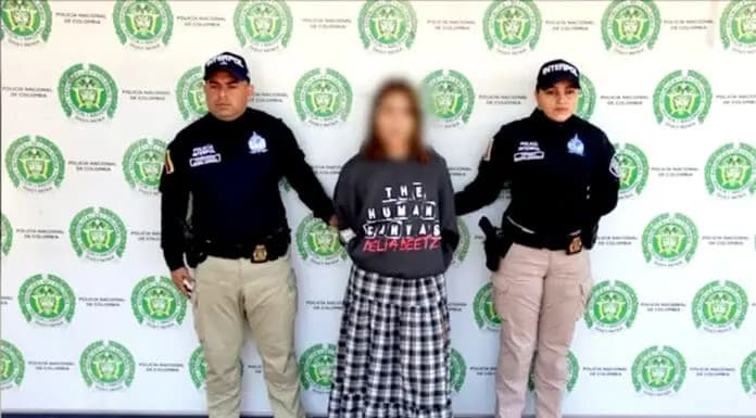 Arrestan a mexicana en Colombia 