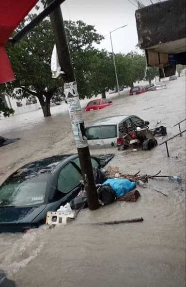 ImagenCausa estragos onda tropical en Campeche 