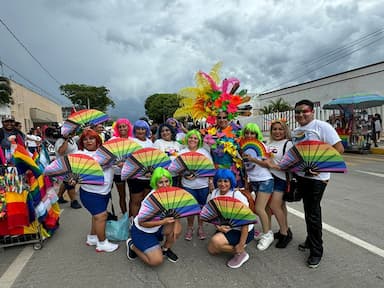 ImagenLluvia no detuvo la marcha LGBTQ+ en Campeche