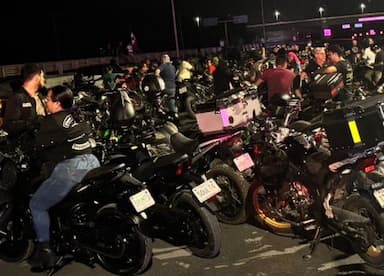 ImagenMotociclistas causan caos por protestas contra Ley Chaleco 