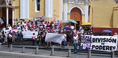 ImagenMarcha en Veracruz en protesta por ‘Reforma al Poder Judicial’