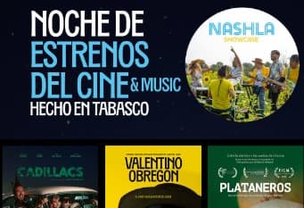 ImagenCine y Rock hecho en Tabasco llega en Noches de estreno