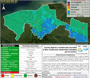 ImagenCiclón seis se convirtió en tormenta tropical Francine