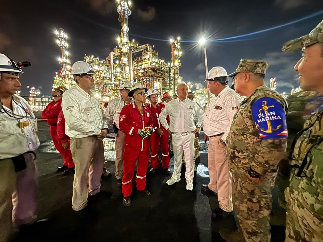 Da por concluido Pemex incendio en Dos Bocas