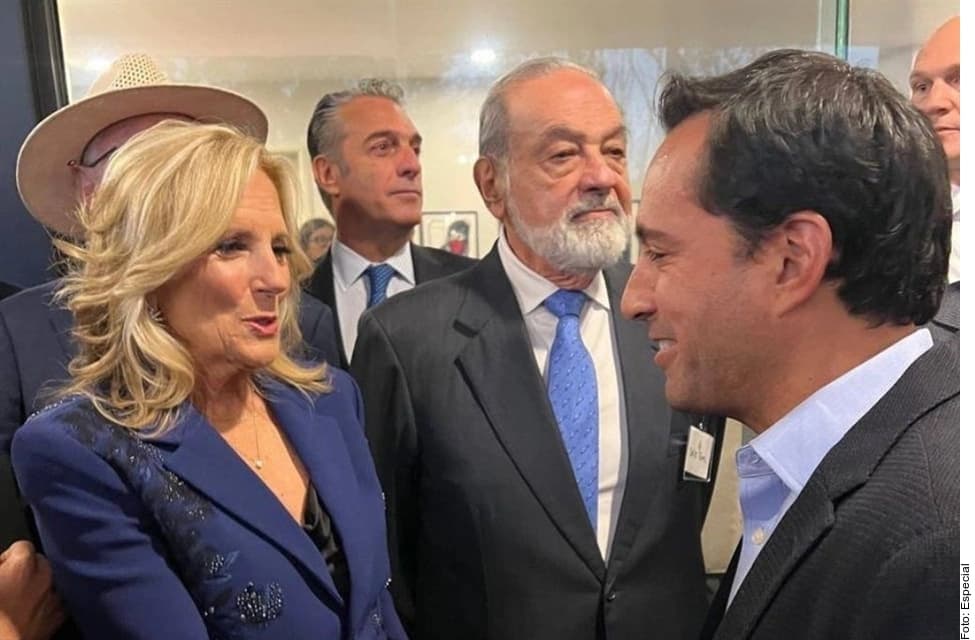 Juntan durante cena a Díaz-Canel y Jill