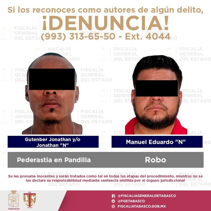 Seis detenidos en acciones de aplicación de la justicia