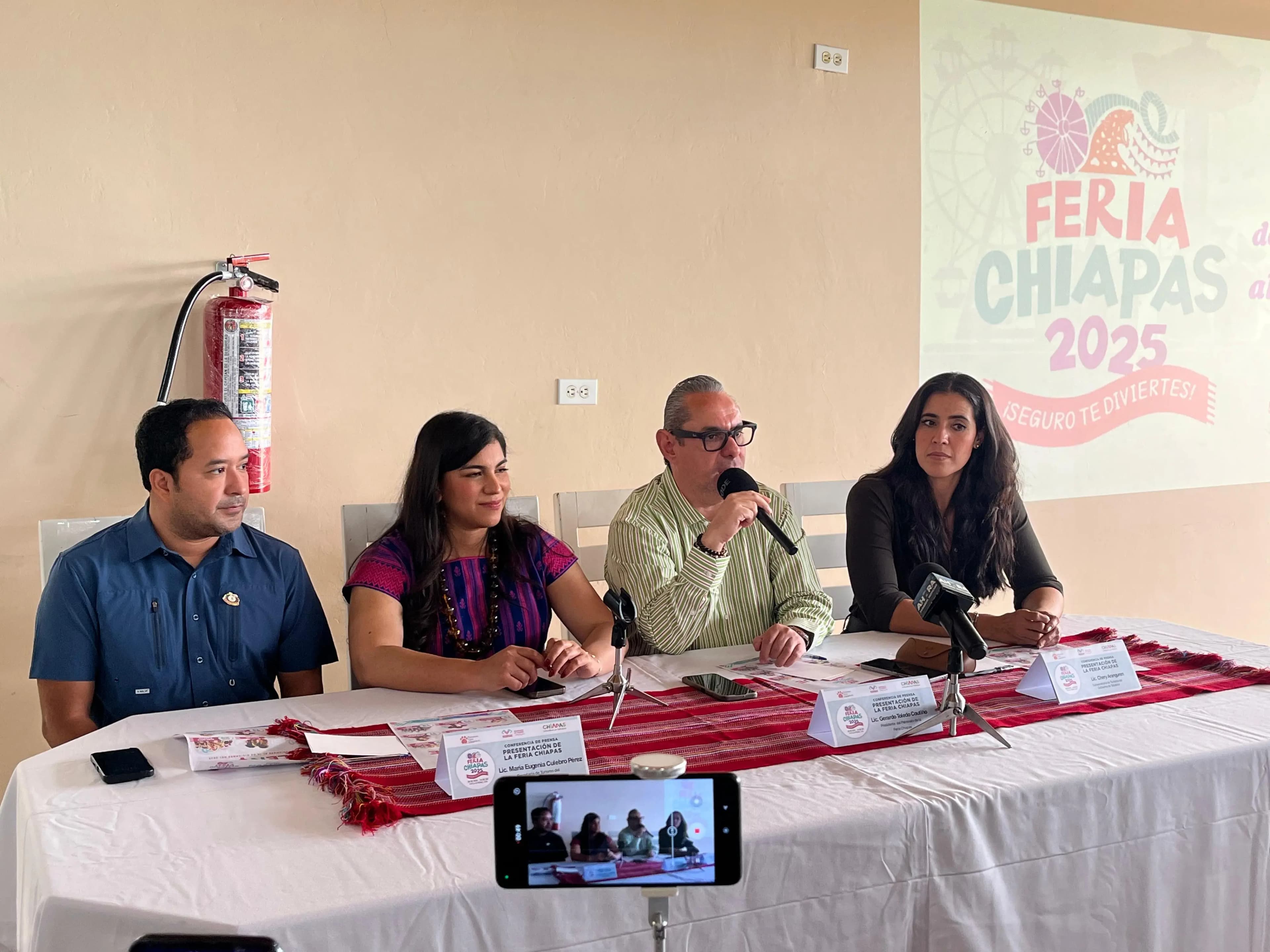 Invitan a tabasqueños a Feria Chiapas 2025