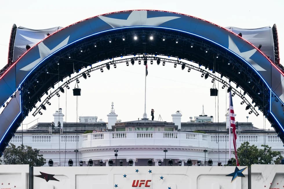 Trump celebra su 80 cumpleaños con pelea de UFC en la Casa Blanca