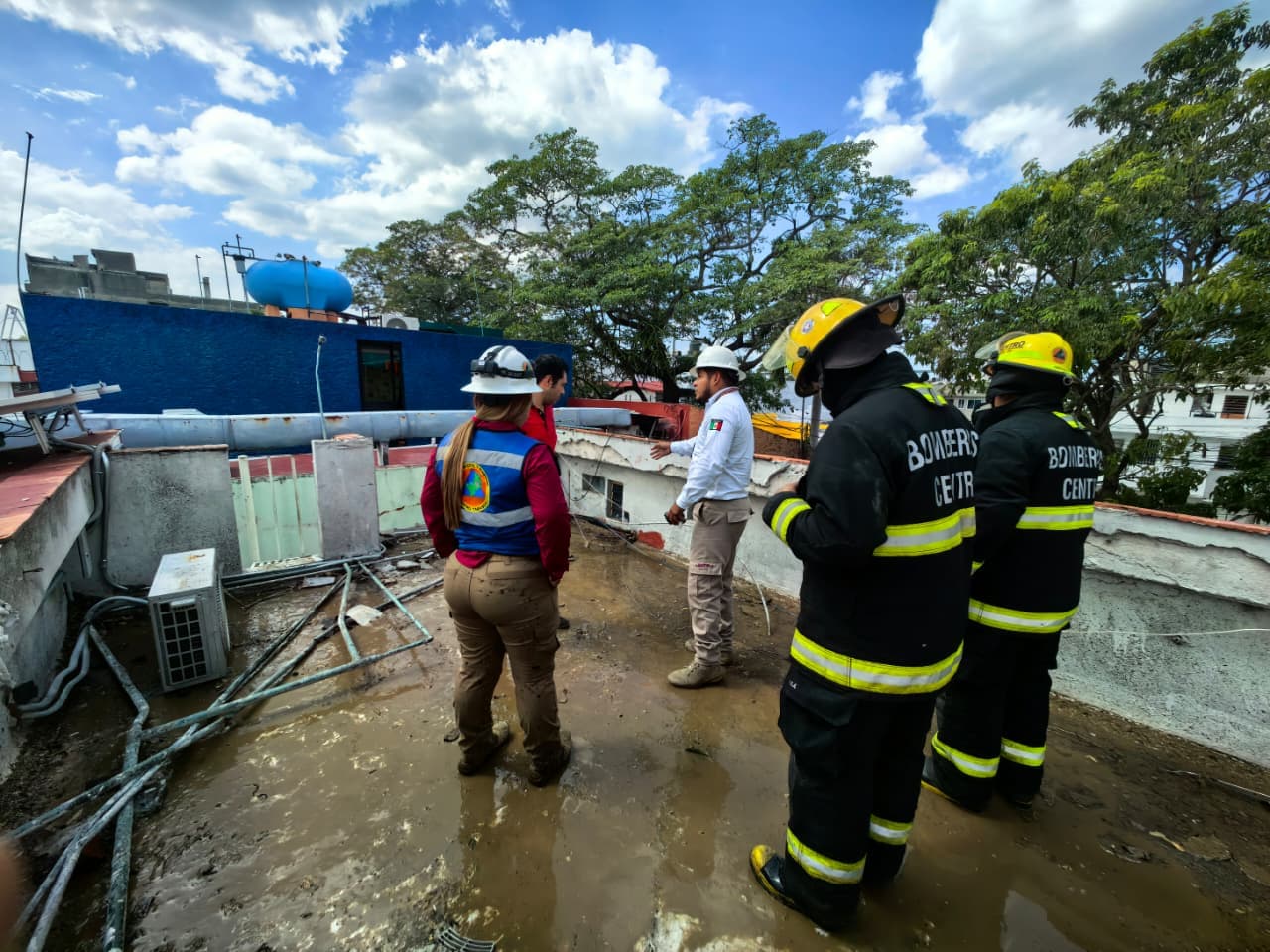 Tanque de gas estalla en Villahermosa y deja daños en inmueble