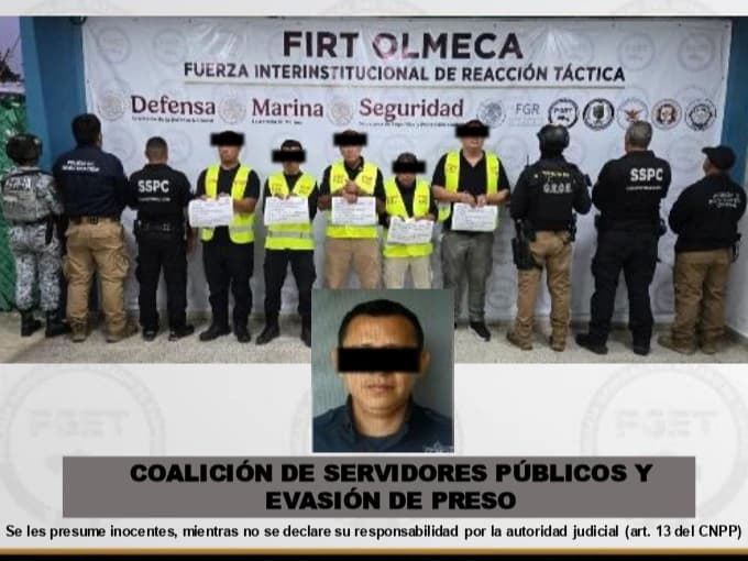 Caen seis custodios por fuga de reo
