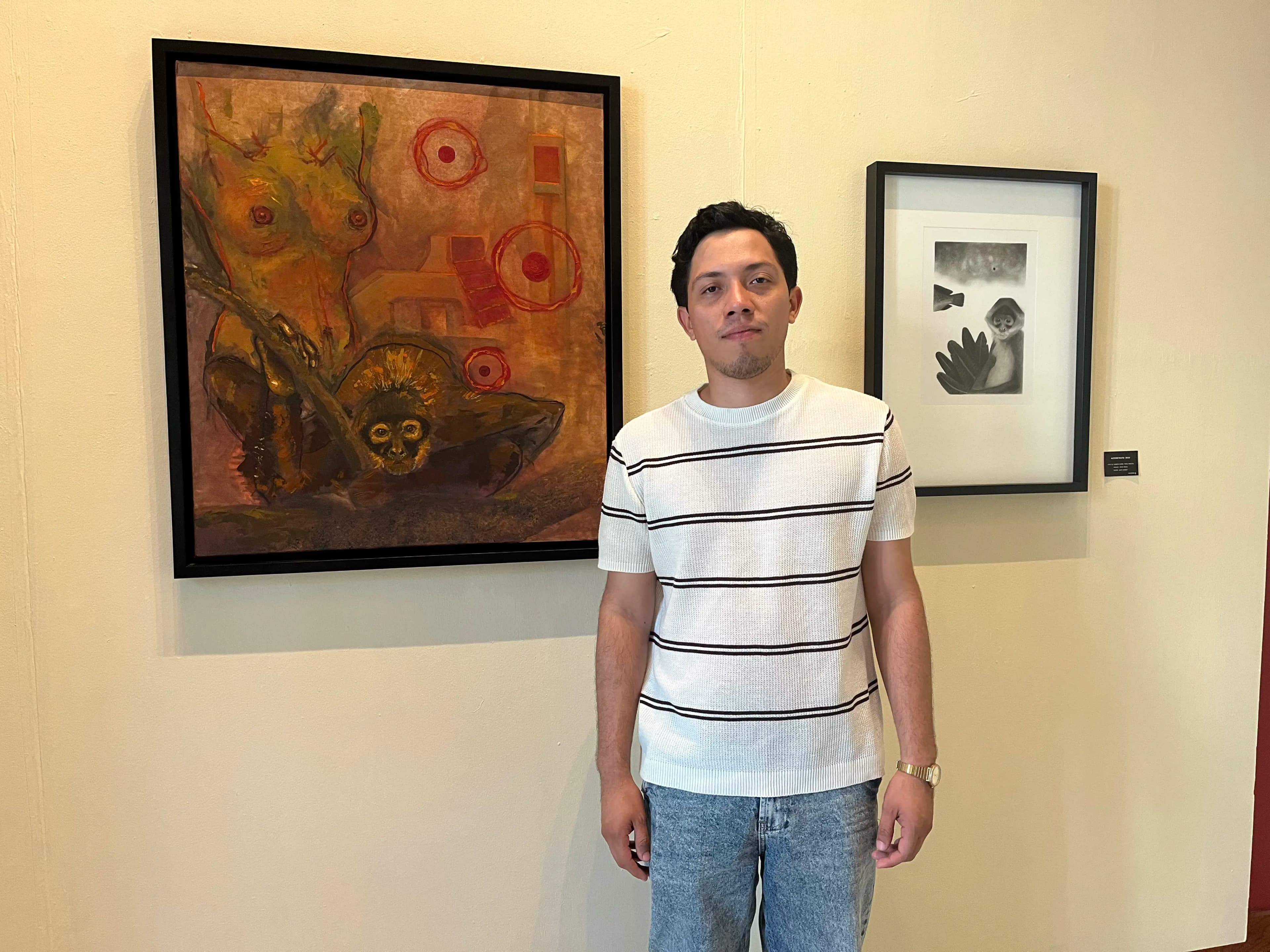 Alex Gómez, el dibujo como despedida