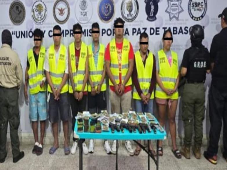 Detienen a ocho generadores de violencia de Macuspana y Jalpa