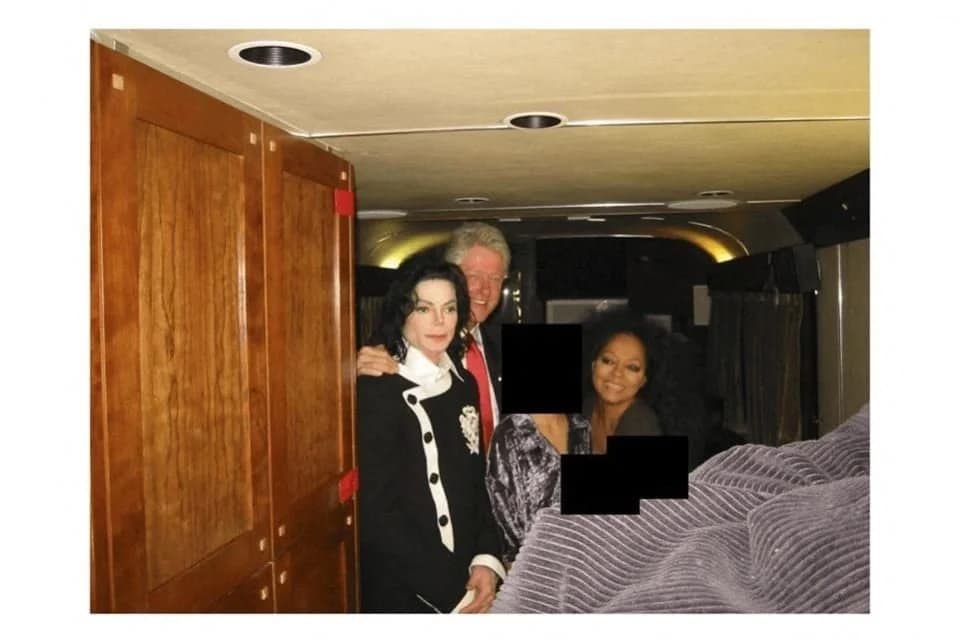 Michael Jackson, Mick Jagger y Bill Clinton en fiestas de Epstein