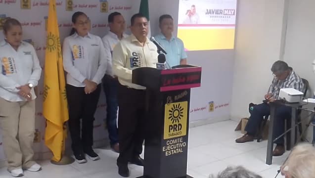 Sheinbaum viene a Tabasco con pura palabrería: PRD pide a ciudadanos manifestarse