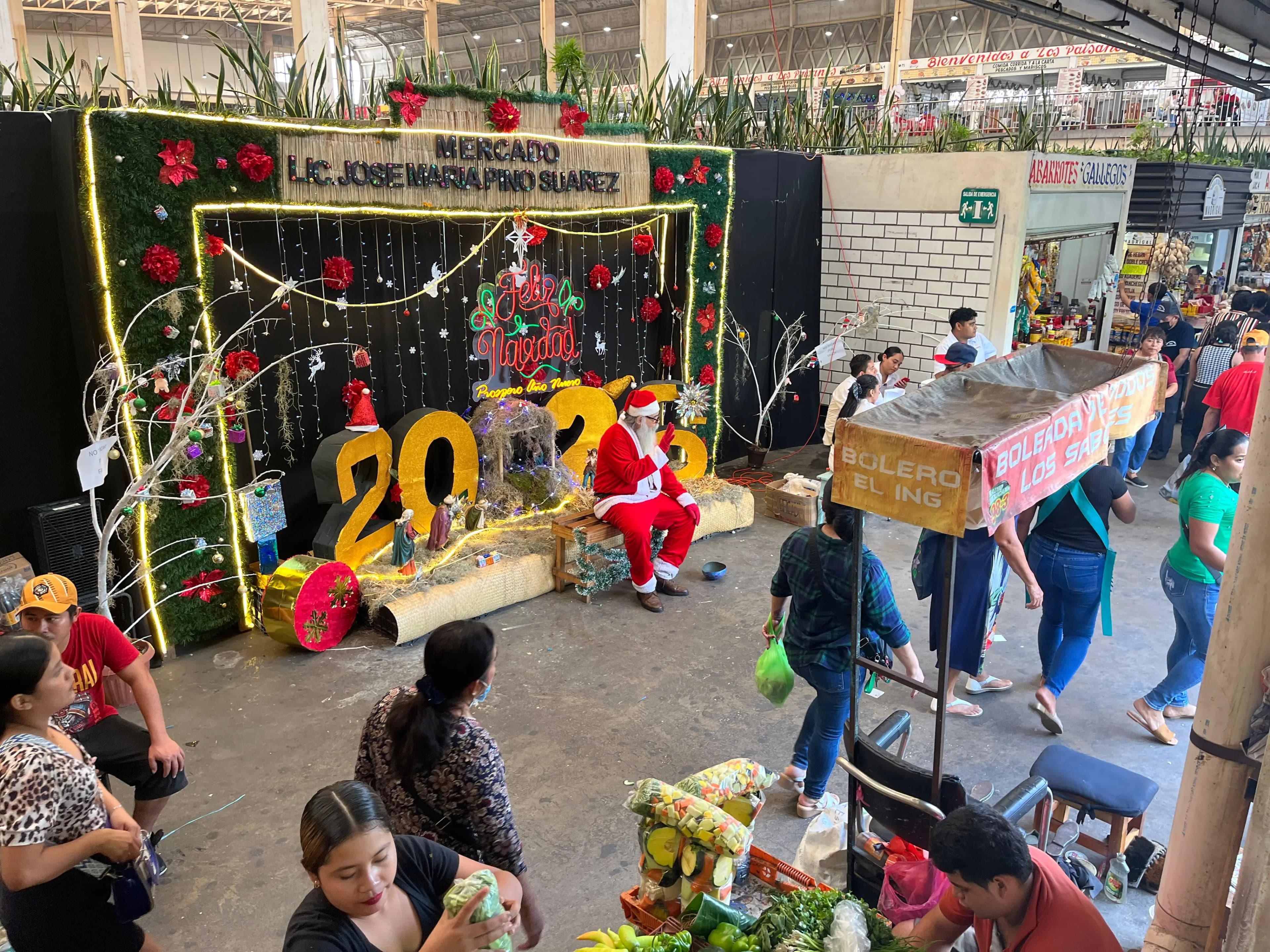 Caen 10% ventas decembrinas en Mercado Pino Suárez