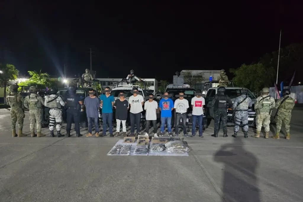 Detienen a célula criminal en Macuspana, vinculados a crimen de dos mujeres