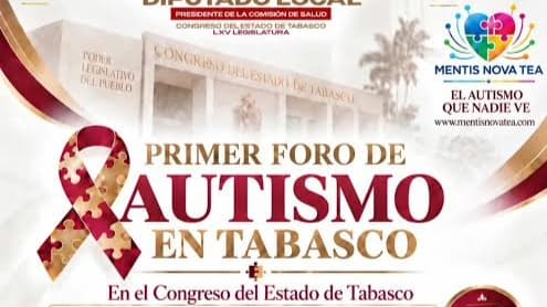 Congreso de Tabasco anuncia el foro "El autismo que nadie ve"