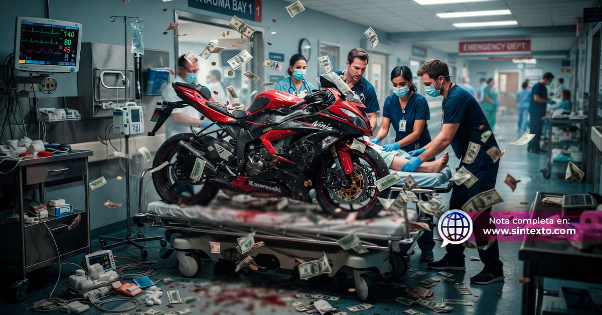 Accidentes en motocicleta devoran presupuesto hospitalario