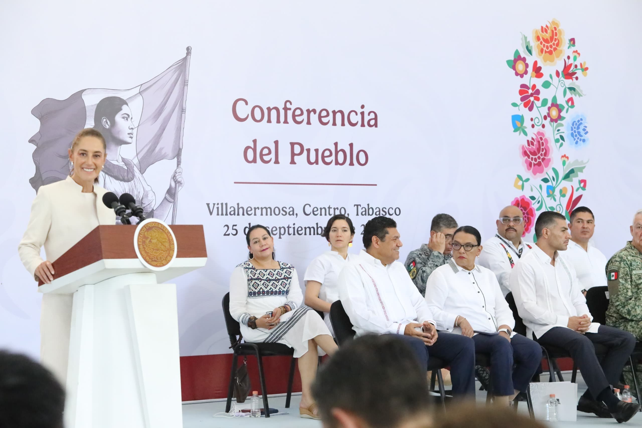 Ofrece Sheinbaum inversión de 50 mmdp para infraestructura y programas sociales en Tabasco
