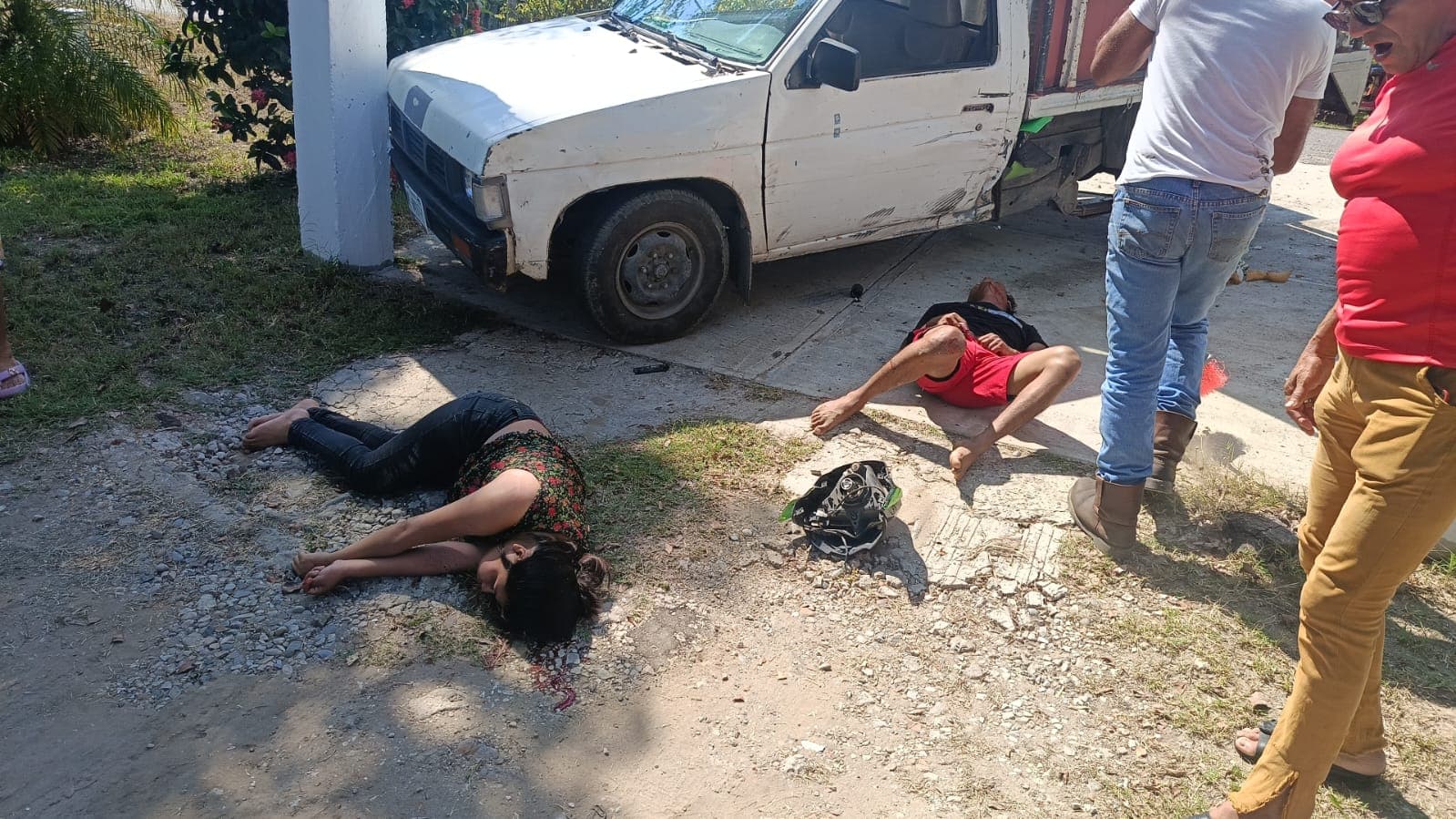 Accidente deja 3 heridos, incluido un bebé