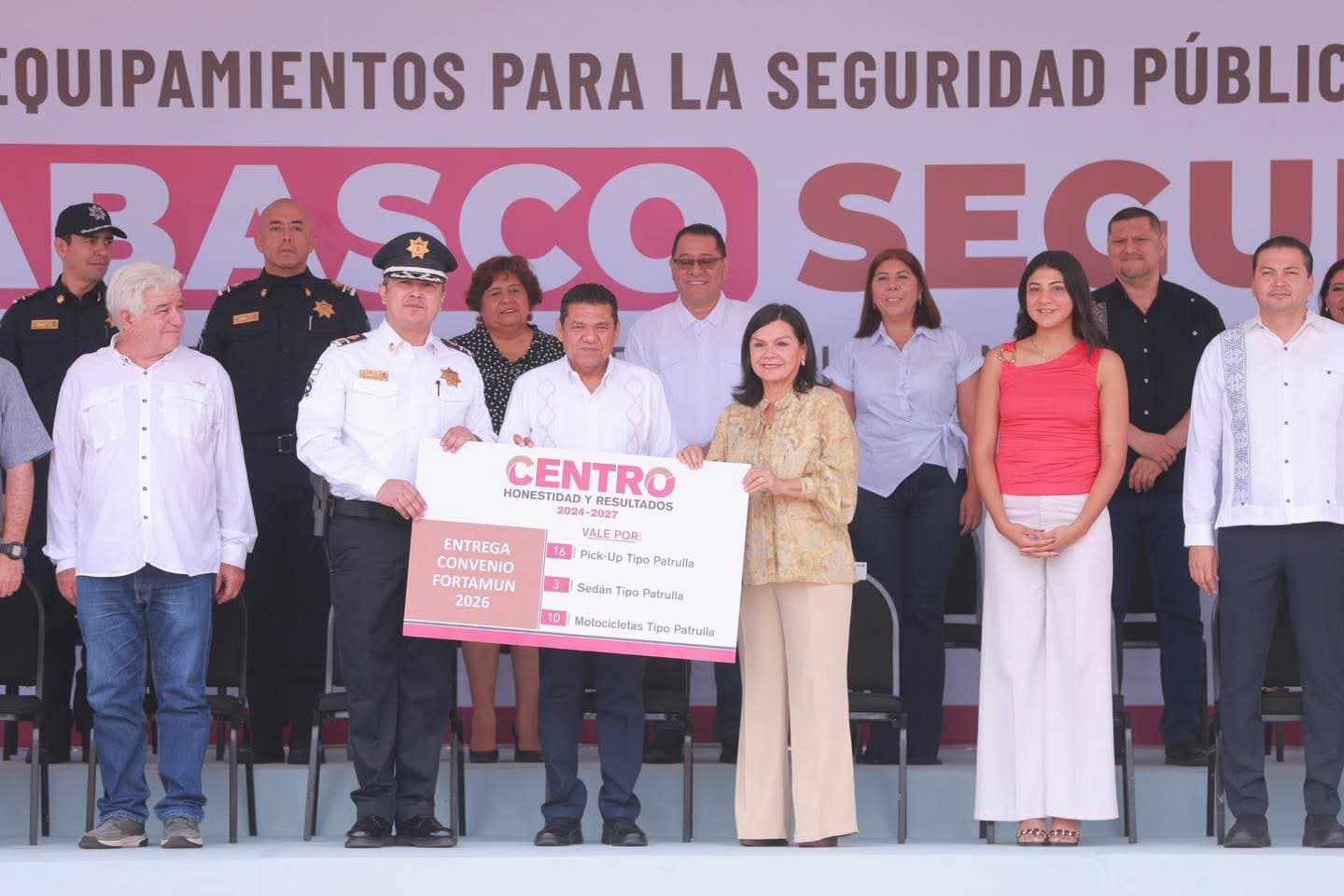 Refuerzan seguridad en Centro: entregan 29 patrullas a la SSPC para ampliar la vigilancia
