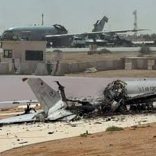 Misil iraní destruye valioso avión de vigilancia de EE. UU