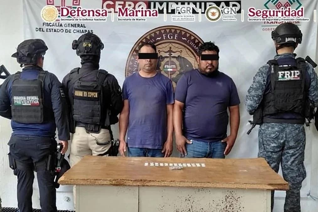 Caen 57 en Chiapas tras mega operativo policiaco