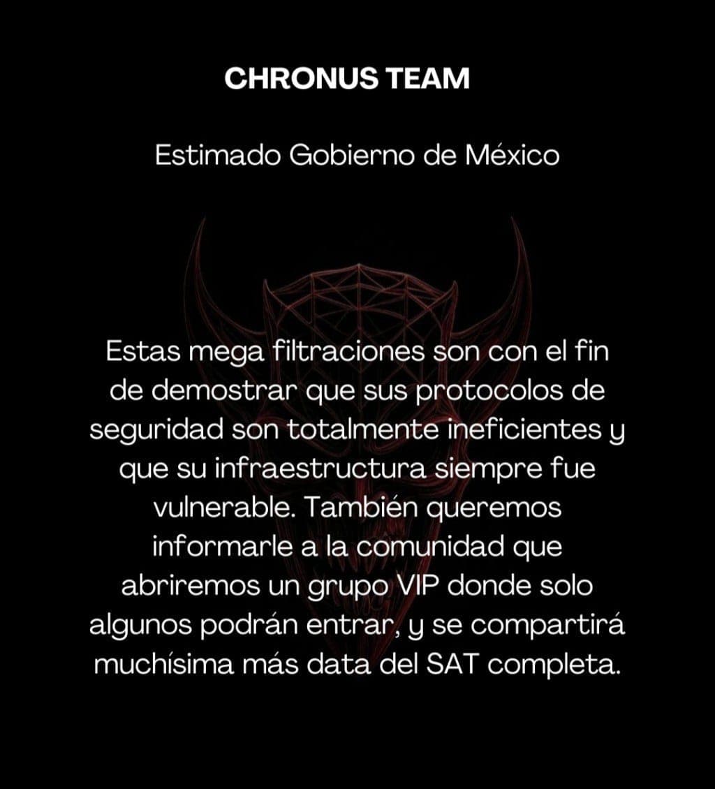 Hackean datos de 36.5 millones de mexicanos