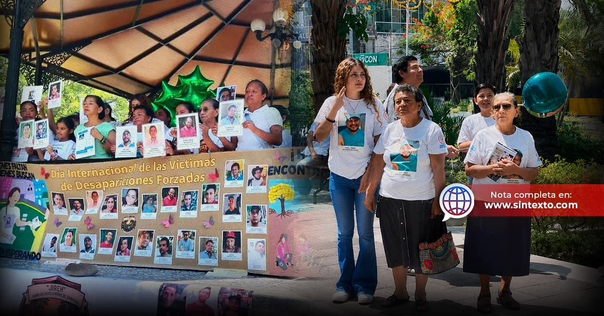 “No deberíamos existir”: familias de desaparecidos