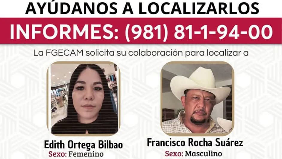 Hijas buscan a padres secuestrados a plena luz del día en Campeche