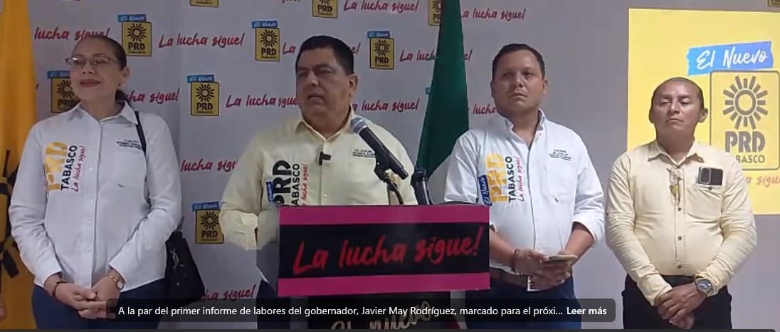 Hará PRD contrainforme para "desenmascarar" a May