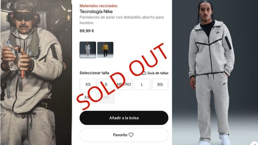 Se agotan en línea pants con los que fue capturado Nicolás Maduro