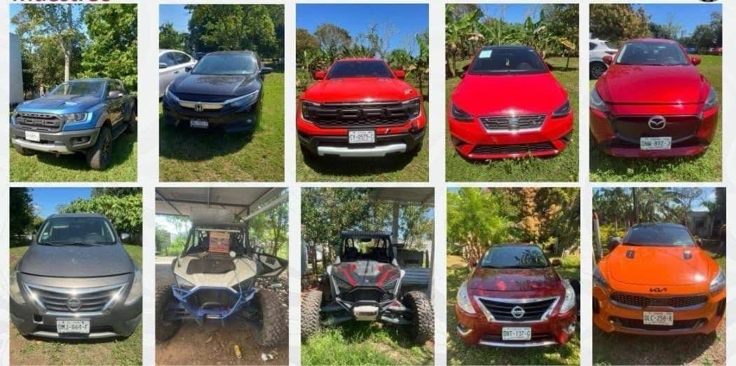 Decomisan 34 vehículos de "La Barredora"