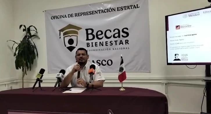 Inicia dispersión de Beca Rica Cetina por 230 MDP para el regreso a clases en Tabasco