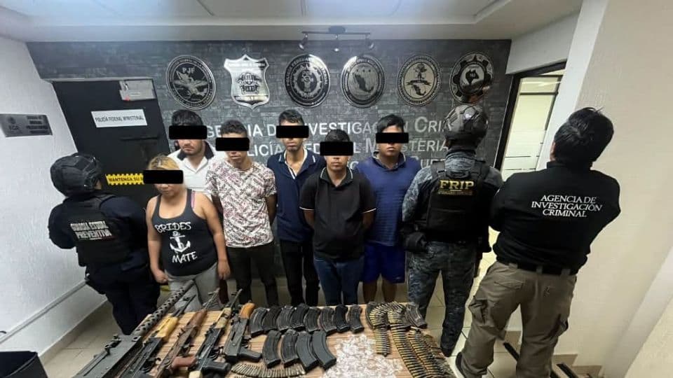 Desmantelan célula de sicarios del Cártel Chiapas y Guatemala