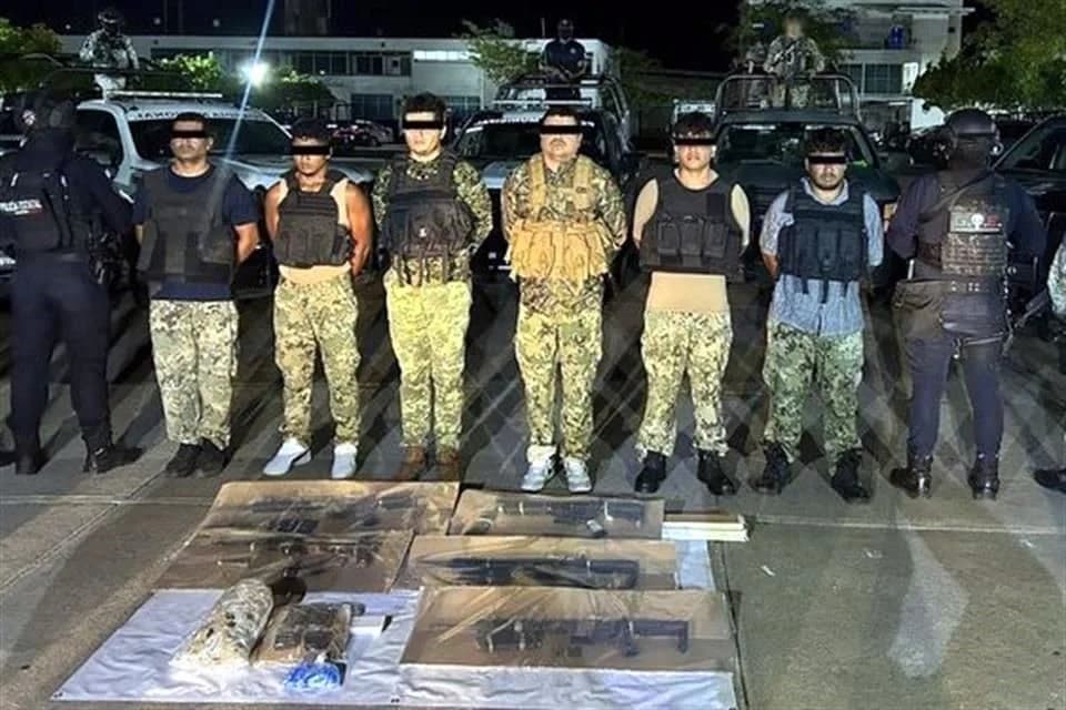 Detienen a 6 presuntos extorsionadores en Tabasco