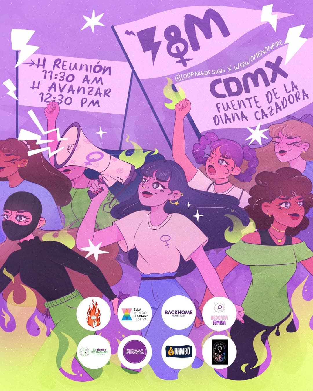 Alistan colectivos marchas en CdMx por 8 de marzo