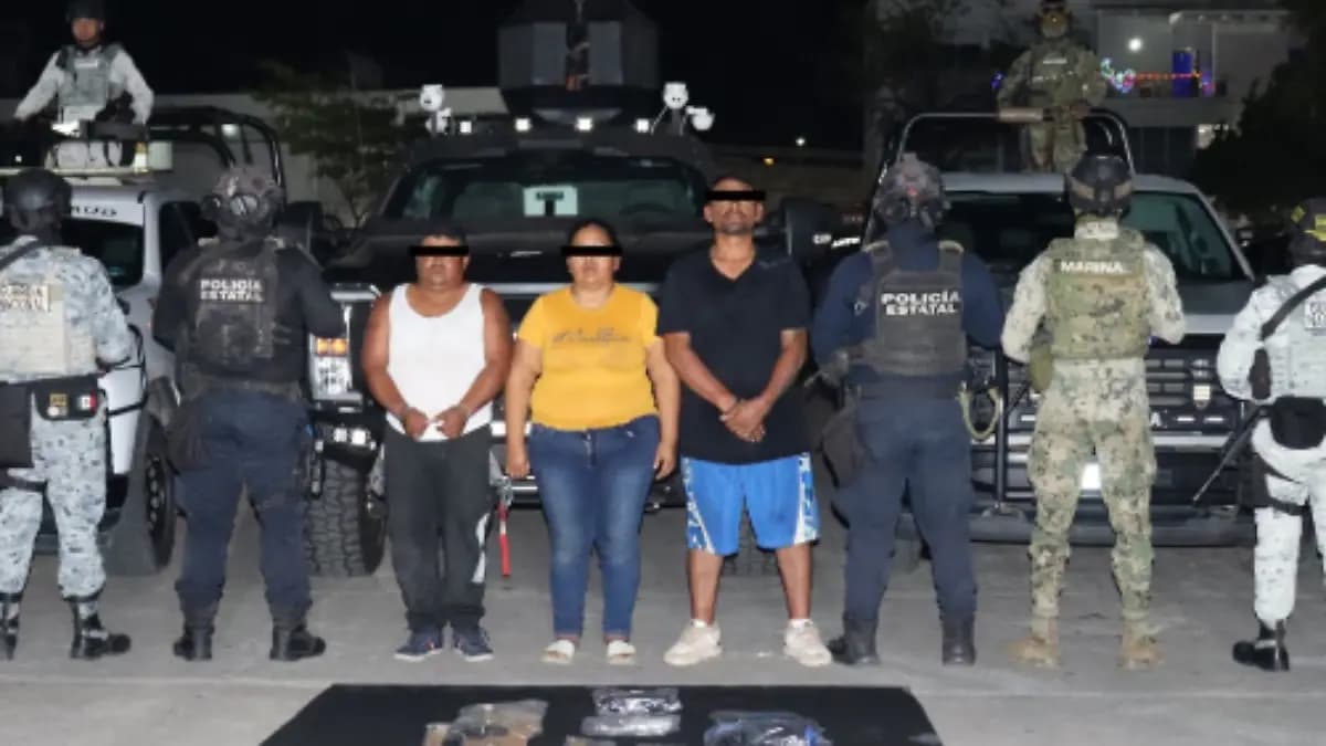 Detienen a 6 por armas y drogas