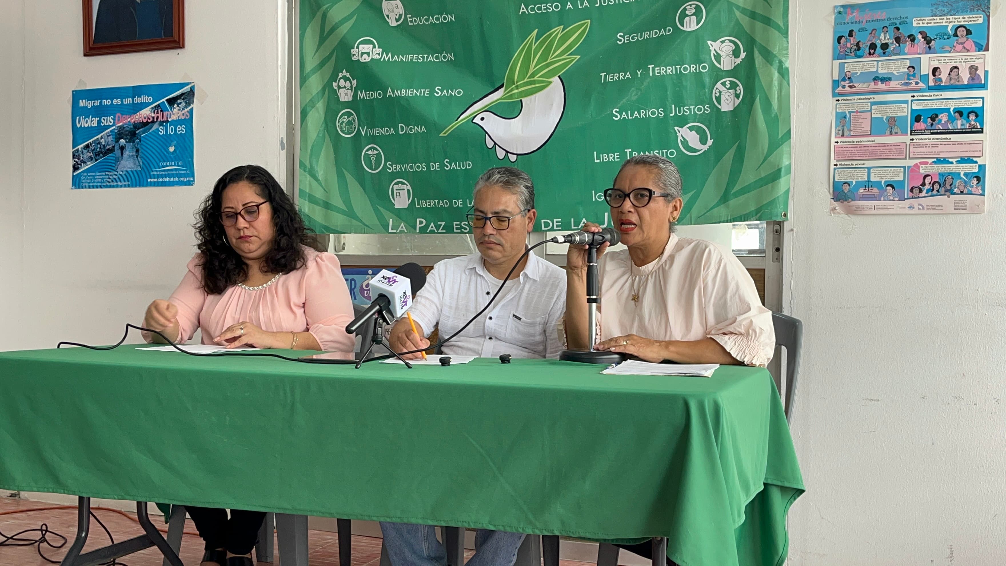 Exhibe Codehutab crisis en Derechos Humanos en Tabasco